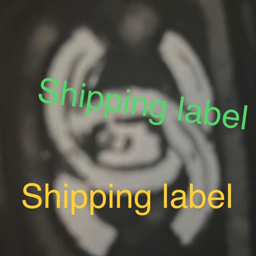Shipping label for prize 🏆 and more
